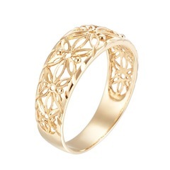 K10イエローゴールドリングの画像