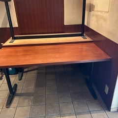 ダイニングテーブル　飲食店テーブル　オフィス家具　業務用　突板　天然木の画像