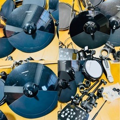 PlayTech PDS250 電子ドラムセット フル一式｜通電OK｜Rolandキックペダル付｜初心者・練習用に◎ 現状品 の画像