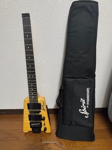 Steinberger spirit GT-PRO ヘッドレスギター　ケース付き　アーム付き 