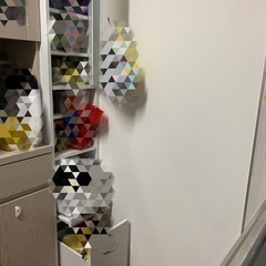 カップボード　食器棚棚　完成品　2台セットの画像