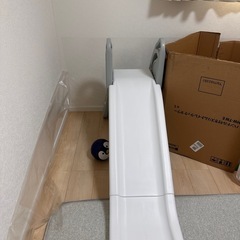 大きめのすべり台　　オシャレ　モノトーン　玩具の画像