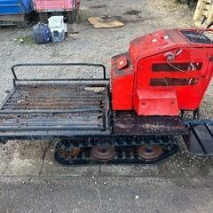 ヤンマー　改造運搬車  6馬力 ディーゼル 積載300kg クローラー キャタピラ 運搬車 運搬 運搬機 　ハーベスタ 宮崎の画像