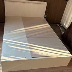 【埼玉県久喜市】ニトリ　ダブルベッド　収納付きの画像