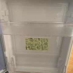 【値下げ交渉可】シャープ 137L ボトムフリーザー 霜取り不要 SJ-14E7-KWの画像