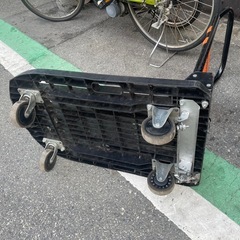 トラスコ カルティオ ストッパー付き台車 MPK-720-BK-SSの画像