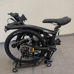 brompton風折り畳み自転車　20インチ 9速　ディスクブレーキの画像