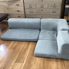  L字型ローソファ【町田市再生家具】253248の画像