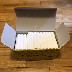 白チョークの画像