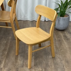 KB-5【新入荷　アウトレット品】ジョニー/オーク材　ダイニング5点セット　ナチュラルの画像