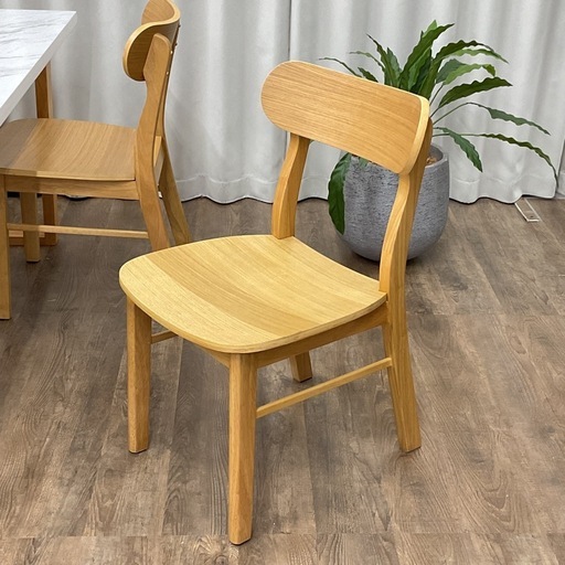 KB-6【新入荷　アウトレット品】チョイス/ジョニー　ダイニング5点セット　ナチュラル/ストーン調