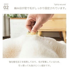 SNSで人気✨ 新品　ファーラグ 絨毯 ピンク ふわふわ　カーペットの画像