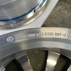 レクサス LC500 純正アルミ4本の画像