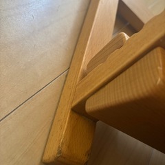 定価55000円　豊橋木工 アップライトチェア 学習椅子 ハイチェアの画像