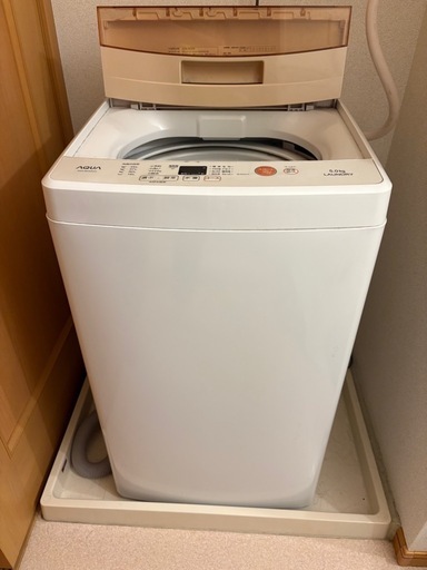 無料】AQUA 洗濯機 5kg 動作良好 引き取り限定 (りゅへ) 宇都宮の生活