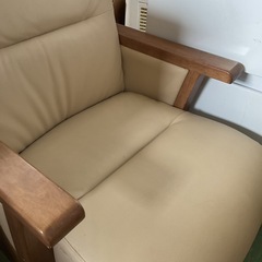 椅子　1人掛け　キャスター付き　中古の画像