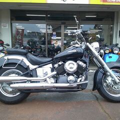 NO.5630　ヤマハ　ドラッグスター４００クラシック　ＶＨ０１Ｊ　空冷Ｖツインエンジン　ブラック　☆彡の画像