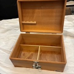 昭和レトロ 救急箱 木製の画像