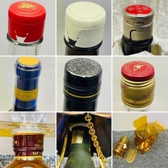 ★手渡しのみ 8本 お酒まとめ 未開栓 清酒 ウイスキー　赤ワイン 白ワイン ブランデー など　(k11218)の画像