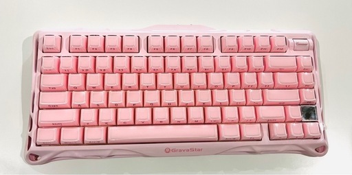 GravaStar Mercury ピンク キーボード