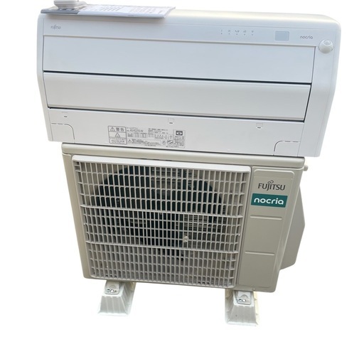 ★◯ 富士通 nocria ルームエアコン AS-R225S-W 2025年製 Rシリーズ ASR225セット 主に６畳用