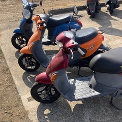 スズキレッツ3台セット青のレッツはエンジンかかりますの画像