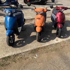 スズキレッツ3台セット青のレッツはエンジンかかりますの画像