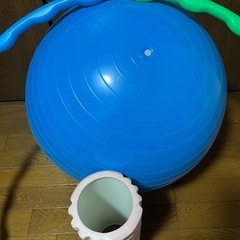 フォームローラー　フラフープ　バランスボール　ストレッチ　運動の画像