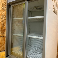 a(7814) SANYO 冷蔵ショーケース SMR-60FAG サンヨー 123L 52kg 動作品 W550D560H1070 50/60Hz 100V 中古品 直接引き取りも歓迎 大阪の画像