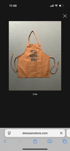 DRESSSENエプロンキッズ用