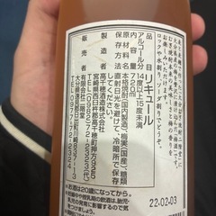 二階堂　梅酒の画像