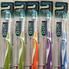 【お取引中】ガム・デンタルブラシ 5本の画像