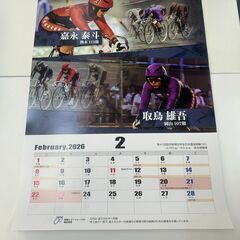 競輪カレンダー 2026年 未使用品 KEIRIN.JP レーサーズセレクション  S_661の画像