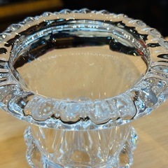 B8022【クリアガラス製】 フラワーベース 花瓶の画像