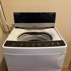 【Haier】全自動洗濯機 5.5kg 2017年製 JW-C55A（ホワイト）の画像