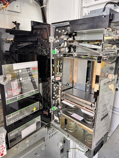 定価343万円押しボタン式券売機 KC-BX30NN2 裏芝自動販売機高額紙幣