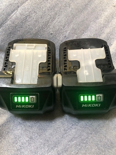 ⑥ハイコーキマルチボルトバッテリー中古美品、２個
