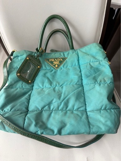 PRADA プラダ テスート ボンバー ハンドバッグ トートバッグ 2WAY ショルダーバッグ