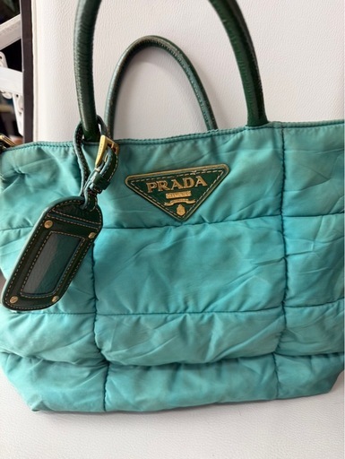 PRADA プラダ テスート ボンバー ハンドバッグ トートバッグ 2WAY ショルダーバッグ 