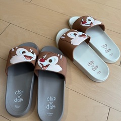 【2足セット】ディズニー チップとデール スリッパの画像