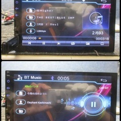 【引取限定】 カーオーディオ Mapmyindia MMI-MP5 AM/FM/SD/USB/Bluetooth/ミラーリングの画像