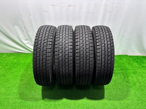 軽トラ　箱バン等に　スタッドレス　ホイール付き　145R12 6PR