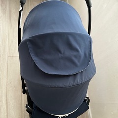 アプリカ ベビーカー きれいめ◎ 説明書付き　ネイビー 清掃済みの画像