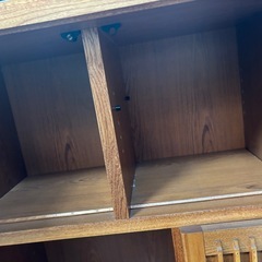 配達可能木製靴箱 十万石印　昭和　レトロ　アンティークの画像