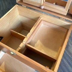 木製ドコスメボックスの画像