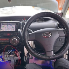ダイハツタントフル装備 綺麗 車検ほぼ2年付き！ナビ、バックカメラ、ドラレコ、ETC、レーダー、エンスタ、アルミ夏タイヤ、スタッドレスタイヤBSVRX、の画像