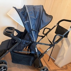 カトージ　2人乗りベビーカー　2人でゴー
の画像