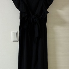 グレイル　GRL バックリボンフリルフレアロングワンピース【tg713】の画像