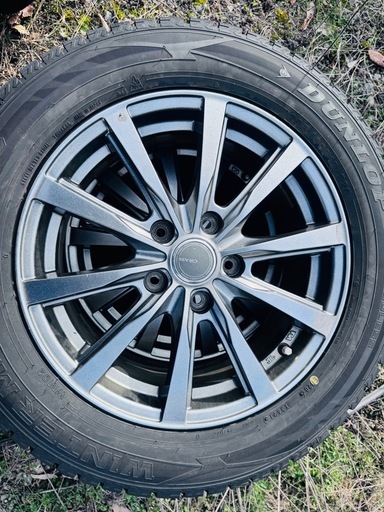 ‼️スタッドレス付‼️アルミホイール4本‼️ DUNLOP 205/60R16