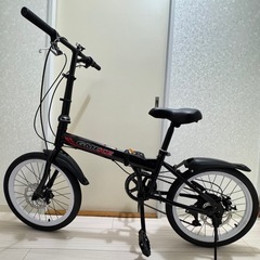 折りたたみ自転車20インチ　高炭素鋼フレームの画像